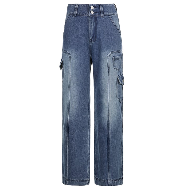 Ascend High-Rise Cargo Wide-Leg Jean