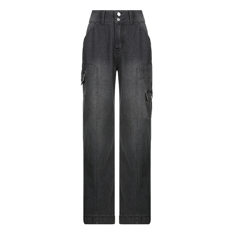 Ascend High-Rise Cargo Wide-Leg Jean